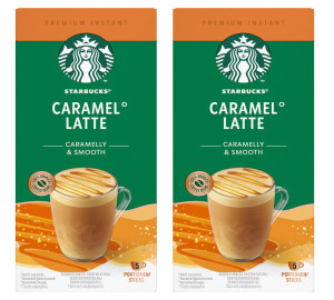 Starbucks - Löslicher Kaffee Karamell Latte - 2 X 115 G - MaxiCoffee
