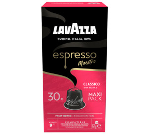 30 Nespresso* Original Kompatible Kapseln Classico – Lavazza - MaxiCoffee