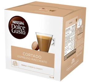 Nescafé Dolce Gusto 16 Espresso Macchiato (cortado) Kapseln – Nescafe* Dolce Gusto* - MaxiCoffee