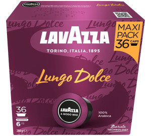 Lavazza a Modo Mio® Lavazza - Lungo Dolce A Modo Mio Lavazza - 36 Kapseln - MaxiCoffee