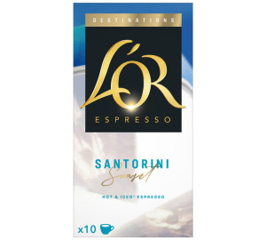 L'or Espresso - 10 Nespresso*original-kompatible Kapseln - Santorini - MaxiCoffee
