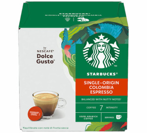 12 Nescafe* Dolce Gusto* Kompatible Kapseln Colombia – Starbucks - MaxiCoffee