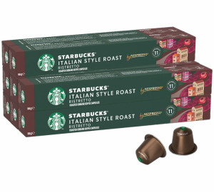 80 Nespresso* Original Kompatible Kapseln Italian Style Roast – Starbucks - MaxiCoffee