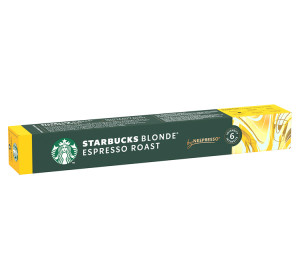 10 Nespresso* Original Kompatible Kapseln Blonde Espresso Roast – Starbucks - MaxiCoffee