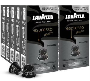100 Nespresso* Original Kompatible Kapseln Ristretto – Lavazza - MaxiCoffee