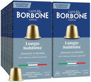 Caffè Borbone - Lungo Sublime - Kompatibel Mit Nespresso® - 100 Kapseln - MaxiCoffee