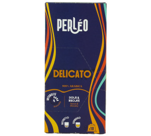 Perléo Espresso 10 Nespresso* Original-kompatible Kapseln Delicato – Perléo - MaxiCoffee