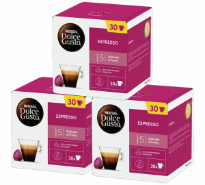 Nescafé Dolce Gusto 90 Espresso Kapseln – Nescafe* Dolce Gusto* - MaxiCoffee