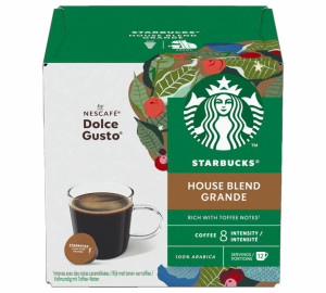 12 Nescafe* Dolce Gusto* Kompatible Kapseln House Blend – Starbucks - MaxiCoffee