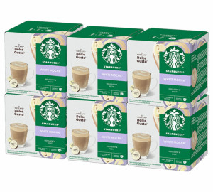 72 Nescafe* Dolce Gusto* Kompatible Kapseln Mocha Weiße Schokolade – Starbucks - MaxiCoffee