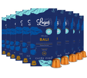100 Nespresso* Original Kompatible Kapseln Bali – Cafés Lugat - MaxiCoffee