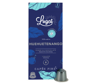10 Nespresso* Original Kompatible Kapseln Huethuetenango - Cafes Lugat - MaxiCoffee