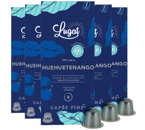 50 Nespresso* Original Kompatible Kapseln Huehuetenango - Cafés Lugat - MaxiCoffee