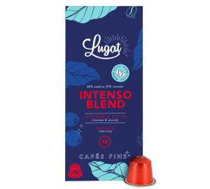 10 Nespresso* Original Kompatible Kapseln Intenso Blend – Cafés Lugat - MaxiCoffee