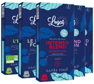Probierset Blend – 50 Nespresso* Original Kompatible Kapseln – Cafés Lugat - MaxiCoffee