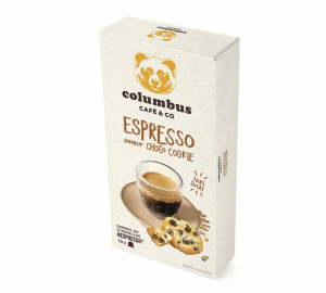 Columbus Café & Co 10 Nespresso* Original Kompatible Kapseln Geschmack Schokoladenkeks – Columbus Cafe & Co - MaxiCoffee