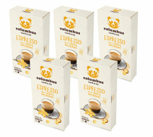 Columbus Café & Co 50 Nespresso*-kompatible Kapseln Original Geschmack Vanille Macadamia – Columbus Cafe & Co - MaxiCoffee