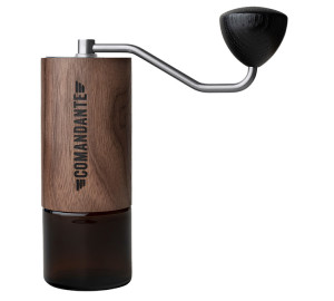 Kaffeemühle Comandante C40 Mk4 Nitro Blade Virginia Walnut + Geschenk - MaxiCoffee