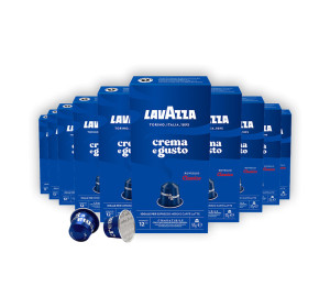 100 Nespresso* Original Kompatible Kapseln Crema & Gusto – Lavazza - MaxiCoffee