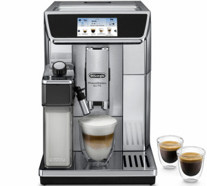 DeLonghi Expresso Broyeur De'Longhi Ecam 650.75.ms Primadonna Elite Inox  -  Machine à café à grain 1450 W - MaxiCoffee Garantie 3 ans