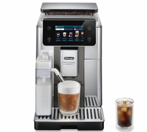 DeLonghi Expresso Broyeur De'Longhi Primadonna Aromatic Ecam 630.75.tsm Inox  -  Machine à café à grain 1450 W - MaxiCoffee Garantie 3 ans
