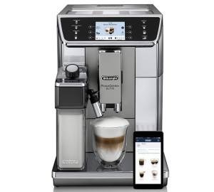 DeLonghi Expresso Broyeur De'Longhi Primadonna Elite Ecam 650.55.ms Inox  -  Machine à café à grain 1450 W - MaxiCoffee Garantie 3 ans