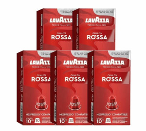 150 Nespresso* Original Kompatible Kapseln Qualita Rossa – Lavazza - MaxiCoffee