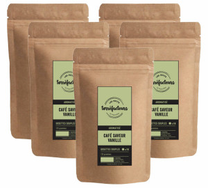 Les Petits Torréfacteurs - Kaffeepads Mit Vanillegeschmack X 90 - MaxiCoffee