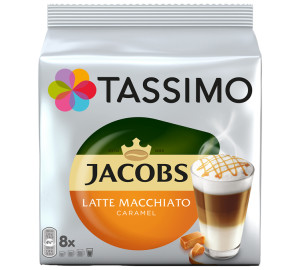 - Jacobs Latte Macchiato Caramel - 8 Kapseln Tassimo - MaxiCoffee