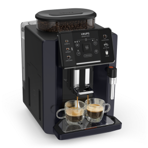 Krups Sensation Bleu Noir - Ea910b10  -  Machine à café à grain 1450 W - MaxiCoffee