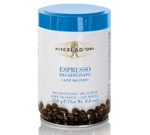 Miscela D'oro Espresso Entkoffeiniert Gemahlener Kaffee 250 G - MaxiCoffee
