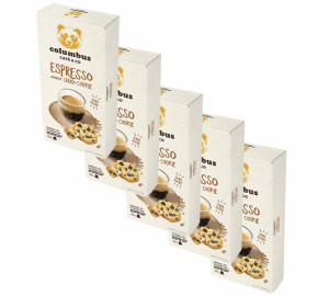 Columbus Café & Co 50 Nespresso* Original Kompatible Kapseln Geschmack Schokoladenkeks – Columbus Cafe & Co - MaxiCoffee