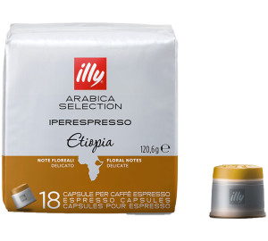Café Illy Illy - Iperespresso Arabica Selection Äthiopien - 18 Kapseln - MaxiCoffee