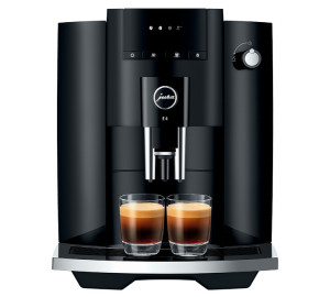 Jura - Kaffeevollautomat E4 Piano Black - 1450 W - MaxiCoffee 3 Jahre Garantie