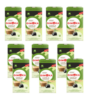 Gimoka - Kaffee Mit Ginseng Kompatibel Mit Nespresso® - 100 Kapseln - MaxiCoffee