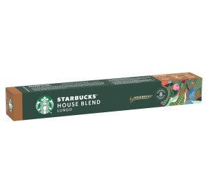 10 Nespresso* Original Kompatible Kapseln House Blend – Starbucks - MaxiCoffee