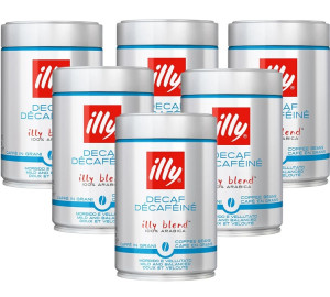 Café Illy Illy - Kaffeebohnen Entkoffeiniert 6 X 250 G - MaxiCoffee