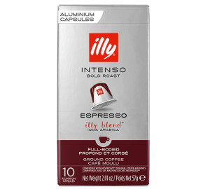 Café Illy 10 Nespresso* Original Kompatible Kapseln Intenso – Illy - MaxiCoffee