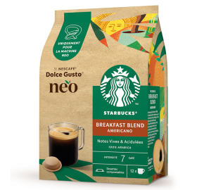 Nescafe Dolce Gusto Neo Nescafe® Breakfast Blend Americano Dolce Gusto® Neo Starbucks - 12 Kapseln - MaxiCoffee