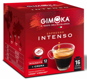 Gimoka Intenso Kapseln Kompatibel A Modo Mio 16 Kapseln - MaxiCoffee