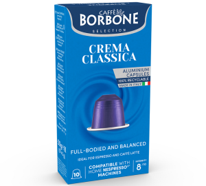 10 Nespresso* Original Kompatible Kapseln Crema Classica – Caffè Borbone - MaxiCoffee