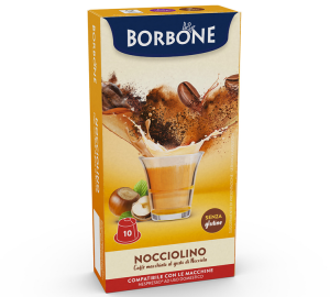 10 Nespresso* Original Kompatible Kapseln Nocciolino – Caffè Borbone - MaxiCoffee