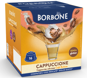 Caffè Borbone 16 Nescafe* Dolce Gusto* Kompatible Kapseln Cappuccino – Caffe Borbone - MaxiCoffee