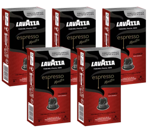 50 Nespresso* Original Kompatible Kapseln Maestro Classico – Lavazza - MaxiCoffee
