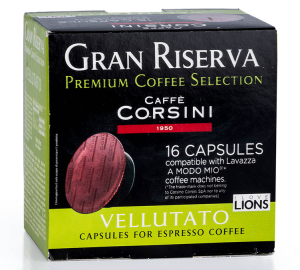 Caffè Corsini- Gran Riserva Vellutato- Kapseln Kompatibel A Modo Mio Lavazza - 16 Kapseln - MaxiCoffee