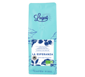 Cafés Lugat - Specialty Coffee La Esperanza - Bio-kaffeebohnen 250 G - MaxiCoffee
