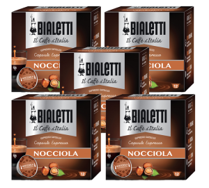 Bialetti - Kapseln Für Mokespresso Nocciola - 60 Kapseln - MaxiCoffee