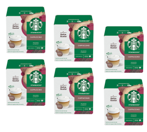 72 Nescafe* Dolce Gusto* Kompatible Kapseln Cappuccino – Starbucks - MaxiCoffee