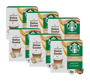 72 Nescafe* Dolce Gusto* Kompatible Kapseln Latte Macchiato – Starbucks - MaxiCoffee