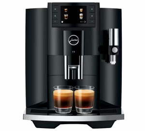 Jura - Kaffeevollautomat E8 Piano Black (ec) - Inklusive Smart Connect Als Geschenk - 1450 W - MaxiCoffee